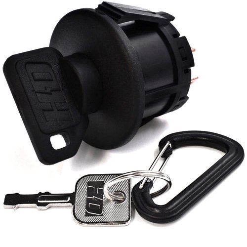 HD Switch Starter Ignition Key Switch Rebuild OEM Upgrade for Cub Cadet XT1-LT42 LT46 LT50 LT54 GT50 GT54 ST54, XT2-LX42 LX46 LX50 LX54 GX54, XT3-GS GSE GSX Lawn Tractor Riding Mower w/2 Keys