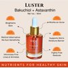 OXW Beauty Luster Bakuchiol and Astaxanthin Face Oil Retinol Alternative, Nourishing Serum for Face & Neck, Reduces Fine Lines, Wrinkles & Puffiness, Non-Greasy Lightweight Facial Oil