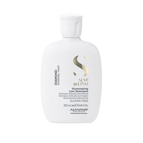 Alfaparf Milano Semi di Lino Diamond Illuminating Shampoo and Conditioner Set - Sulfate Free Shampoo and Conditioner for Color Treated Hair - Adds Brilliant Shine and Softness