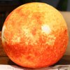OUKEYI 10.6Inch Super Cute Sun Plush Soft Pillow, Soft and realistic Earth, Moon, Sun, stuffed plush toy for learning science, astronomy, space, blue planet, toy (sun), Colour