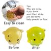 Ganjiang 8 Pack Jumbo Glitter Mochi Squishy Toys Animals Squishy Stress Relief Toys Kids Party Favors