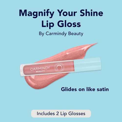 Carmindy Beauty - Magnify Your Shine Lip Gloss Sunburst Pink - 2 pack
