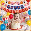 Pirese Carnival Theme Party Decorations, Circus Party Decorations, Carnival Birthday Party Decorations, Circus Birthday Party Supplies | Carnival Banner | Circus Banner | Carnival Balloons Decor