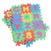 Toyvian 36pcs Mini Number Alphabet Alphabet Puzzle Mini Floor Mat for Baby Mini Foam Puzzle Baby Foam Play Mat Table Mat for Kids, Alphabet Mat Play Mats for Toddlers(2.4x2.4x0.4inch)