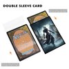 Katomula 100 PCS MTG Card Sleeves with 100 PCS Perfect Fit Sleeves, Art Matte Card Sleeves with Inner Sleeves - Fit Standard Size Cards - Assassin