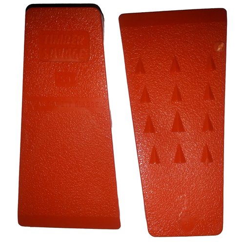Timber Savage 5.5 Inch Barbed Felling Wedge Chain Saw Logging Supplies Set of 2