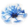 Aquarium Fish Tank Silicone Sea Anemone Ornament SH599 blue