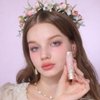 Flower Knows Little Angel Matte Lipstick,Super Soft & Ultra Silky Lip Stick,Long Lasting & Moisturizing Vegan Lip Mud for Girls&Women,Velvety Finish,3.5g,1Count(C04 Cupid)