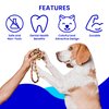 Kats'N Us Dog Treats Chewy Rope Ball Knot Dog Toy for Teething - Durable, Long-Lasting Chewy Toys for Puppies and Small Breeds - Puppy Essentials Interactive Dog Toy for Teething Relief, Multi-Color