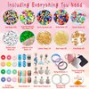 leitait Girls Toys Bracelet Making Kit -3400pcs Beads for Charm Jewelry Making Kit Supplies, Unicorn/Mermaid Crafts Birthday Christmas Gifts for Girls Ages 5 6 7 8 9 10 11 12 Years Old