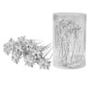 yantu Women's Floral Hair Pins with Crystal for Wedding Pack of 20 White