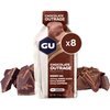 GU Energy Original Sports Nutrition Energy Gel, Vegan, Gluten-Free, Kosher, and Dairy-Free On-the-Go Energy for Any Workout, 8-Count, Chocolate Outrage
