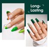 Gellen Gel Nail Polish Set, 6 Colors Green Gel Polish Set, Spring Summer Deep Forest Green Nail Polish Gel, Soak Off UV Gel Manicure DIY Home Salon Nail Art