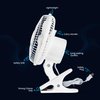 NEXAIR 6-Inch Clip on Fan,360 Degree Rotation,Two Speed Portable Clip Fan With Strong Clamp Grip,Quiet Operating Desk Fan Made Of Durable Material,Great For Bedroom,Office,Living Room NF001-WH-Q