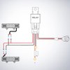 Nilight - NI -WA 06 LED Light Bar Wiring Harness Kit - 2 Leads 12V On Off Switch Power Relay Blade Fuse for Off Road Lights Work Light, 2 Years Warranty,Black