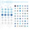 Christmas Snowflake Temporary Tattoos Stickers Winter Snow Flakes Glitter Tattoos Apparel Accessories for Adults Kids Christmas Holiday Party Favors Costume Body Face Decorations Supplies 78 Pcs