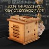 iDventure Cluebox - Schroedingers Cat - Escape Room Game - Puzzle Box - 3D Wooden Puzzle for Adults - Treasure Box - Gift Box - Brain Teaser - Birthday Gift Gadget for Men and Women - Money Box