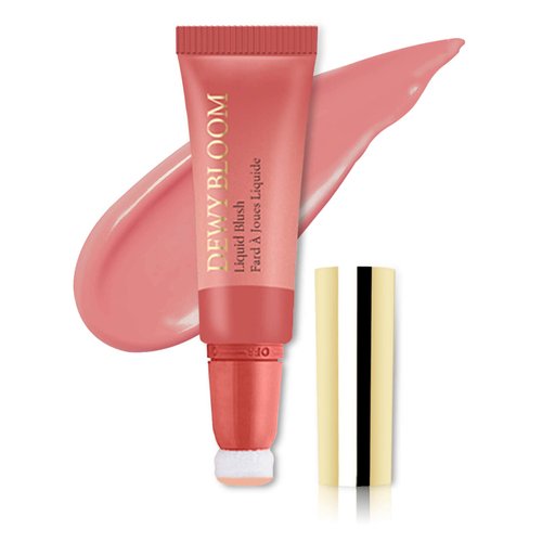 Paminify Blush Beauty Wand,Matte Face Blush Stick with Cushion Applicator,Natural Silky Creamy Dewy Liquid Blush Wand,Blendable Blush Stick for Cheek,Cruelty-free,106 Wishes,Peach Pink
