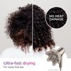 Shark XSKHD1VD HyperAIR IQ Curl-Defining Diffuser, Auto Preset Attachment for HyperAIR Blow Dryers, Styling Tools, For Wavy, Curly, and Coily Hair, Enhance Natural Curls, Extendable Prongs, Stone