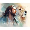 Paint by Numbers for Adults Jesus Christ Paint by Numbers Kit Lion of Judah Canvas Art DIY Paint by Numbers for Adults Kids Paint by Numbers for Adults Beginner Home Decoration Wall Art 16x20 in