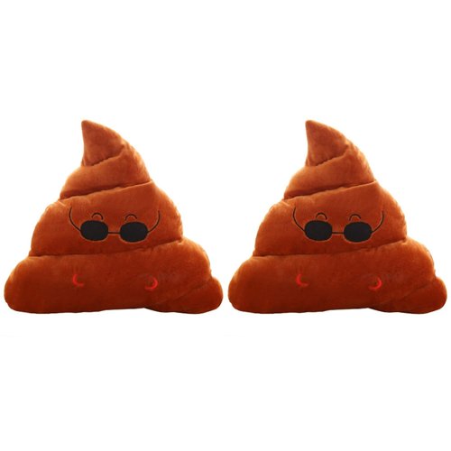 NOLITOY 2pcs Plush Pillows Plush Cushion Pillow Poop Pillow Plush Cushion Pad Soft Toy