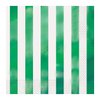 Foil Green Striped Paper Napkins, 16ct