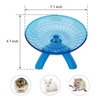 Reshiho Hamster Wheel Silent Hamster Exercise Wheel Running Spinner Hamster Flying Saucer for Hamsters Gerbils Mice and Other Small Pets (Blue)