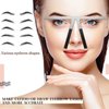 6 Pieces Eyebrow Measuring Ruler 3-point Positioning Permanent Makeup Symmetrical Tool Eyebrow Golden Ratio Caliper Ruler Microblading Gauge Ruler Measuring Tool for Eyebrow Brow Artists Makeup