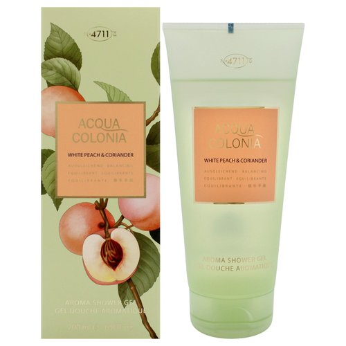 Muelhens 4711 Acqua Colonia White Peach and Coriander for Women - 6.8 oz Shower Gel