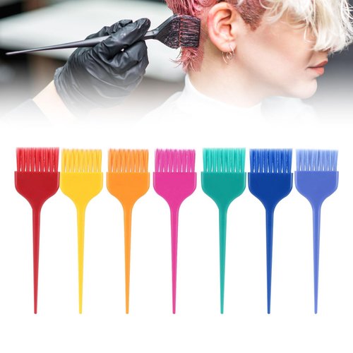 Hair Dye Brush Set, 7Pcs XL Size Professional Hairdressing Tinting Brush Color Applicator Hair Coloring Brush Hairdressing Brush Hair Coloring Tool Kit for Salon Barber Hair Coloring