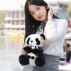 12 Inch Parent-Child Panda Plush Toys Mum and Baby Panda Stuffed Toys Panda Doll