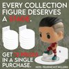 12-Pack White Acrylic Display for Funko Pop Shelves - Suitable for Boxed and Unboxed Figures - 4-Inch Vinyl Funko Pop Wall Display - Action Figure and Funko Pop Display Case - 3 Inch Diameter