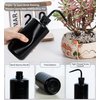 Melphoe Tattoo Wash Bottle Squeeze 2Pcs 500ml Squirt Bottle Succulent Watering Can, Safety Rinse Bottle, Plastic Squeeze Medical Lab Washing Bottle, Tattoo Supplies, Lash Water Bottle Squeezer, Black