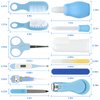 Baby Grooming Kit, Infant Safety Care Set with Hair Brush Comb Nail Clipper Nasal Aspirator Ear Cleaner,Baby Essentials Kit for Newborn Girls Boys
