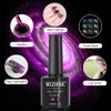 MIZHSE 9D Cat Eye Gel Nail Polish, Magnetic Cat Eye Gel Polish Set, 10ml*6 with 2 Magnets, Classic Colors Chameleon Magic Galaxy Effect Soak off Nail Art, Sparkle Stunning Gel Polish Gift for Women
