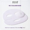 AROCELL Super Collagen Mask 4 Facial Sheet Dual Matrix Hydrogel Masks with Low Molecular Weight Collagen for Elasticity Hydrating Anti-Aging Cooling Korean Skincare, 43g x 4ea