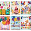 KXCOFTXI Diamond Painting Birthday Cards, DIY Diamond Painting Kits Greeting Cards for Kids and Adults, Diamond Painting Christmas cards 6 Pack