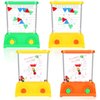 Gejoy 4 Pieces Water Games Handheld Stocking Stuffers for Kids Mini Waterful Ring Toss Retro Pastime Toys Car Games Christmas Party Favor for Kids Adults Gifts(Sport Style)