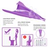 Female Urination Device,Reusable Silicone Female Urinal Foolproof Women Pee Funnel Allows Women to Pee Standing Up,Women's Urinal is The Perfect Companion for Travel and Outdoor (Purple)