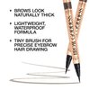 SELESTIA BEAUTY Eyebrow Pen Brow Goddess - High-Pigmented & Waterproof Brow Pen - Easy to Use Brow Definer - Wife Christmas Gift Ideas with Lightweight Texture - 0.02 oz (Cliodhna)