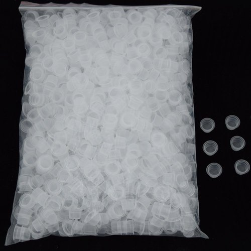 Ink Caps,1000pcs Disposable Tattoo Ink Caps Medium 13mm Tattoo Supplies for Tattoo Ink