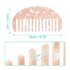VOCOSTE 2 Pcs Hair Comb Wide Tooth, Anti-Static, for Thick, Curly Hair, Hair Care, Detangling Comb, for Wet and Dry Pink