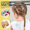 YGDZ Hair Accessories Set: Colorful Rubber Bands, Cotton Hair Ties, Ponytail Holders, Hair Clips with Organizer Box for Girls, Toddlers