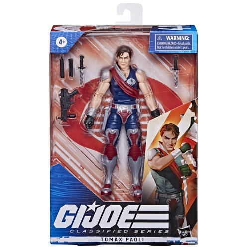 G.I. Joe Classified Series Tomax Paoli Action Figure 44 Collectible Premium Toy, Multiple Accessories 6-Inch-Scale with Custom Package Art