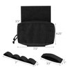 PETAC GEAR Tactical Drop Pouch for Chest Rig,Small Dump Pouches with Inersets,Multi Mission Hanger Tool Bag … (BK)