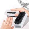 2PCS Surgical Scrub Brushes for Hands Non-Disposable Sterile Hand Scrubber Double-Sided Nail Brushes with Nail Cleaner Hand and Nail Cleaning Brush Stiff Bristle Fingernail Brushes Nail Scrub Brushes