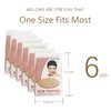 Bestac 6 Pieces Wig Caps, Light Brown Mesh Wig Cap Net Weaving Closed End Wig Caps for Woman, Men, Kids