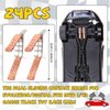 Sonwyoung 24 Pcs Double Sliding Contact Brushes for Evolution/Digital 1: 43 Scale Double Contact Brushes Set Slot Car Parts for RC Car