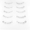 DAODER False Eyelashes Bottom Lashes Natural Look Wispy Clear Band Lower Lash Extension Soft Invisible Under Eyelashes 6mm 5Pairs (Bottom Lashes Daring)