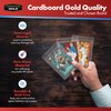 Cardboard Gold Card Saver 1 - 50 Count - Semi Rigid Card Holder, Trading Card Protectors - PSA-Approved Cardsaver for Baseball, Trading, Sports Cards - Card Sleeves, Binder, & Storage Box Compatible